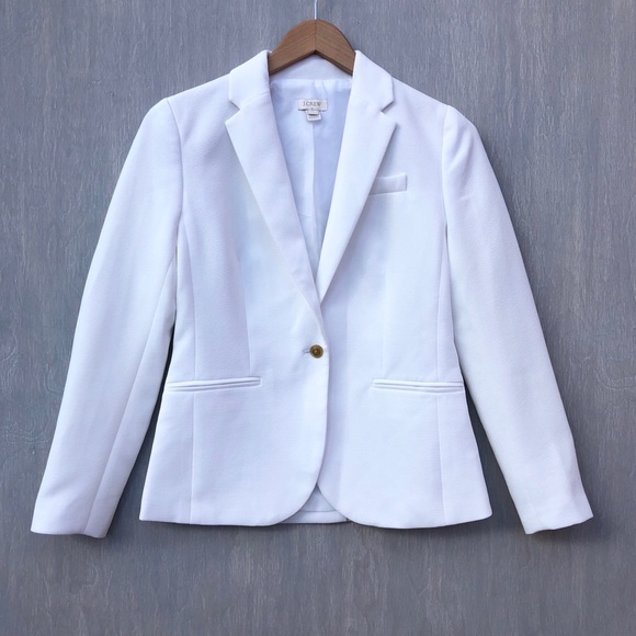 J. Crew Factory Jackets & Blazers - J. Crew Factory drapey textured blazer white 0